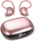 Wireless Earbuds, HiFi Stereo Sport Bluetooth 5.3 Headphones with Earhooks, 48H Deep Bass Headphones with LED Display, Noise Cancelling, IP7 Waterproof Earphones Built-in Mic for Running
