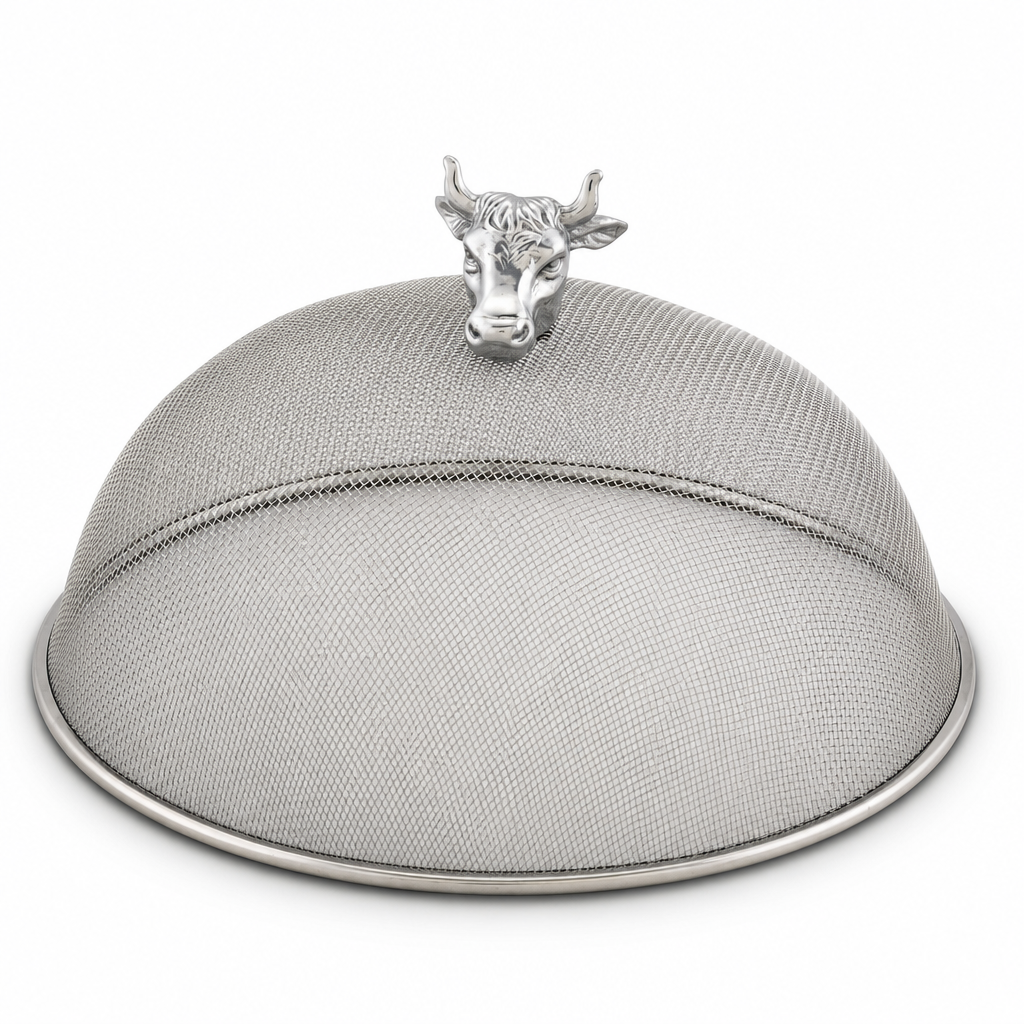 Cow Head Stainless Mesh Picnic Cover