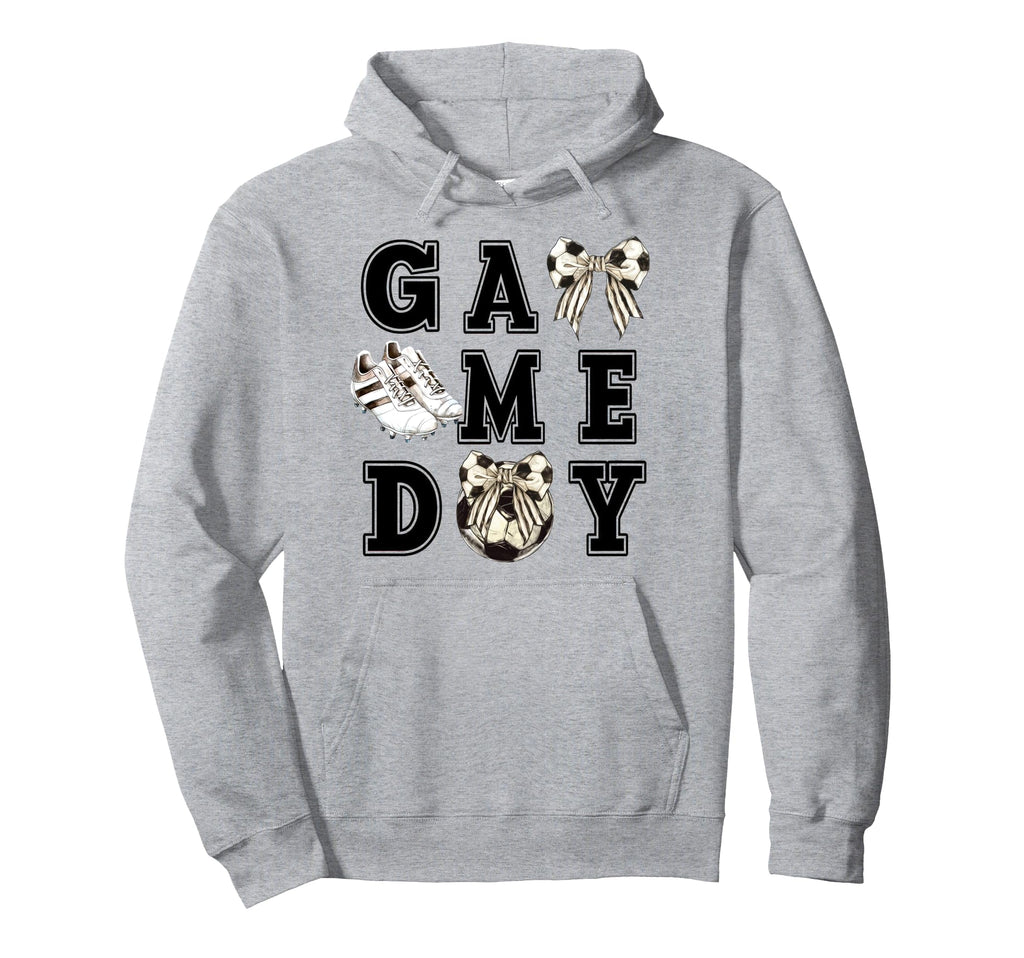 Coquette Bow Sports Parent Game Day Hoodie - Unique Graphic for Adults