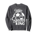 Senior Soccer King 2024 Class Sweatshirt - Aesthetic Graphic Men Women