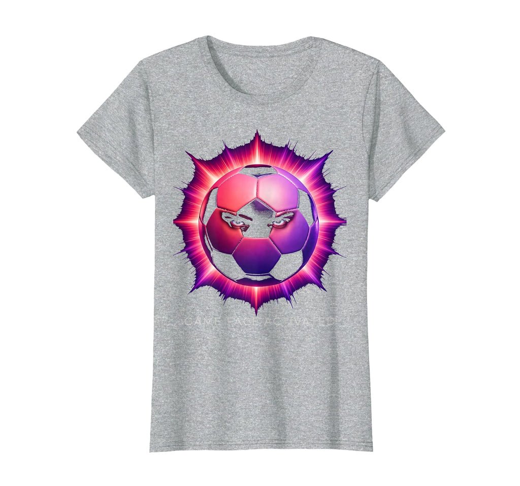 Game Face Activated Womens Soccer T-Shirt - Novelty Apparel for Adults