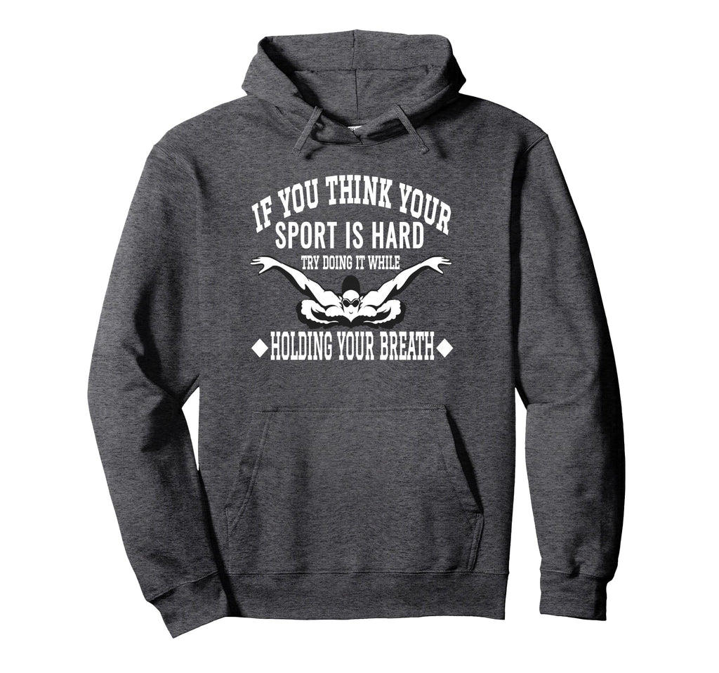 Swim Swimmer Funny Swimming Sport Hoodie - Unique Graphic Men Women