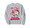 Soccer Soccer Player Game Day Just Sweatshirt - Unique Graphic Unisex