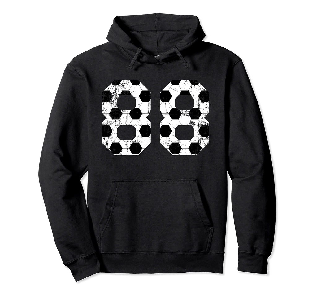 Soccer 88 Jersey Number Hoodie - Unique Graphic Men Women