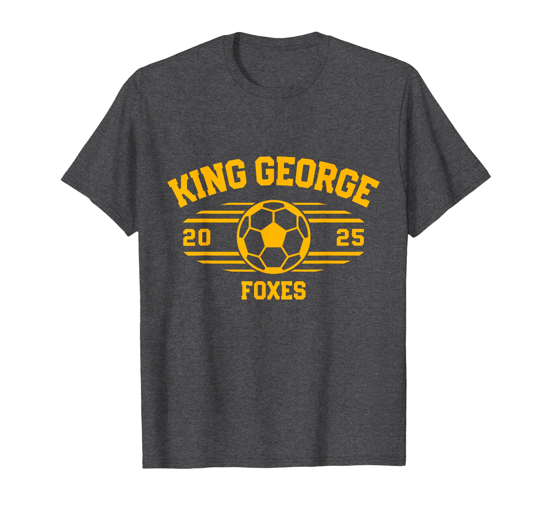 King George Foxes Soccer Ball 2025 Hs T-Shirt - Streetwear Style Unisex