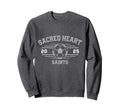 Sacred Heart Saints Soccer Ball Sweatshirt - Fun Novelty Design Men Women