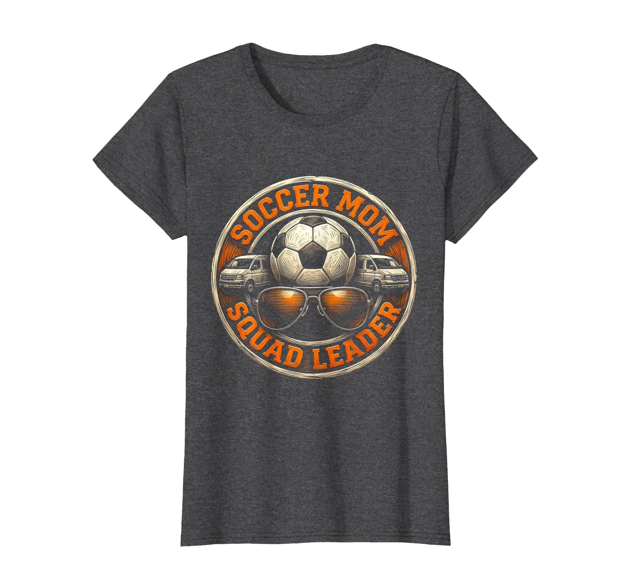Soccer Mom Squad Leader Funny T-Shirt - Casual Everyday Wear Unisex