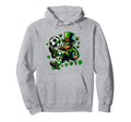 Soccer St Patricks Day Leprechaun Hoodie - Custom Art Print for Adults