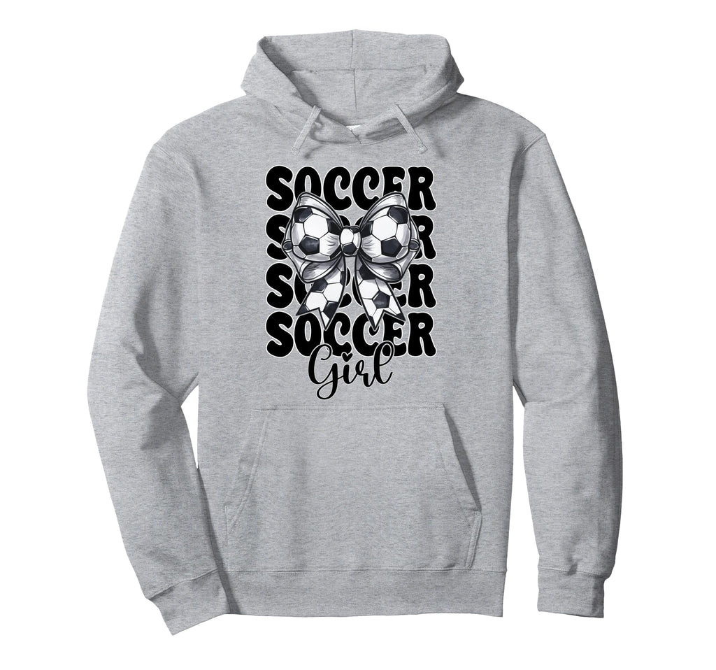 Soccer Soccer Mom Mothers Day Coquette Hoodie - Novelty Apparel for Adults