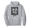 Soccer Soccer Mom Mothers Day Coquette Hoodie - Novelty Apparel for Adults