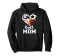 Ball Mom Funny Soccer Baseball Hoodie - Trendy Graphic for Adults