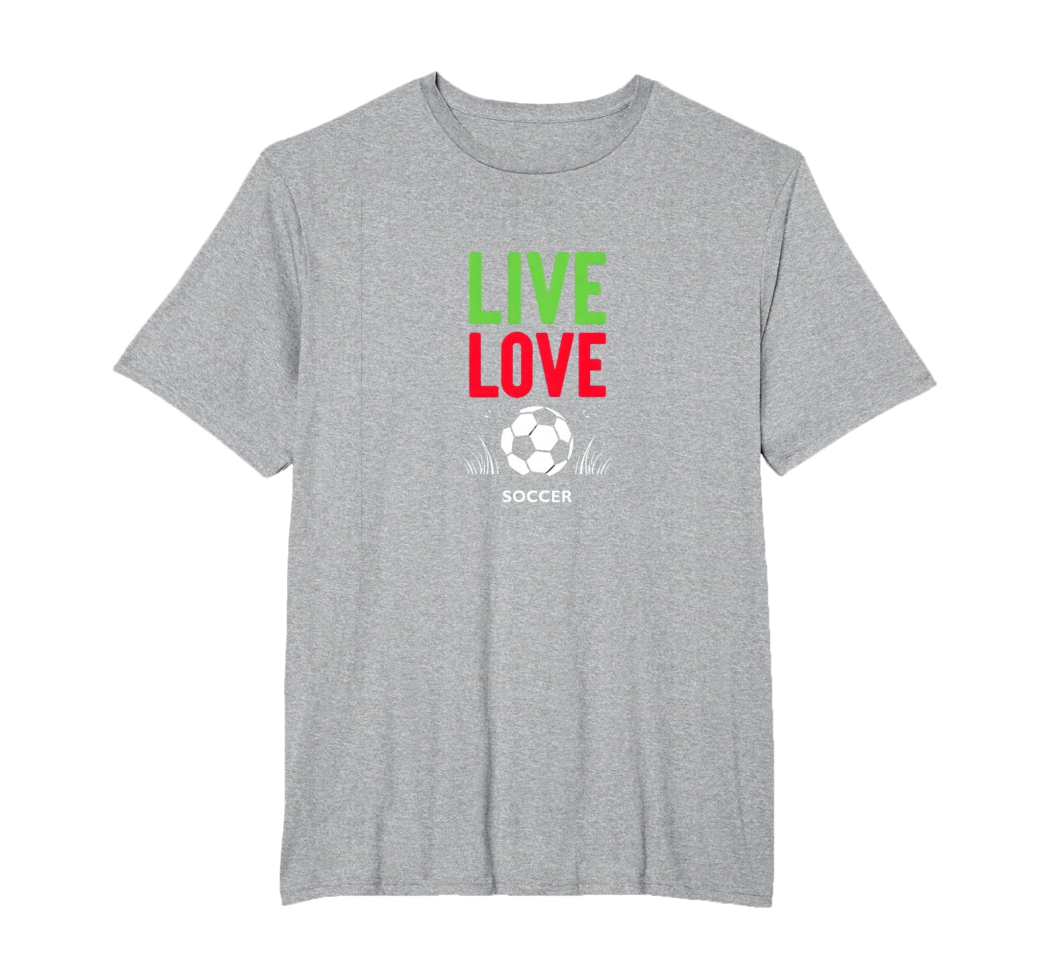 Live Love Soccer Inspiring Sports T-Shirt - Streetwear Style for Adults