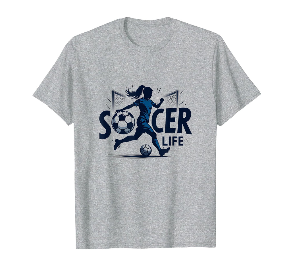 Soccer Is Life Womens Passion T-Shirt - Fun Novelty Design Unisex