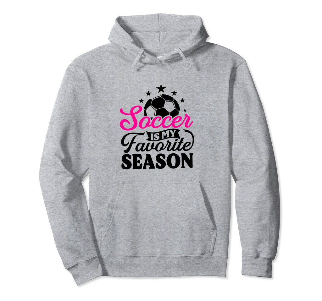 Soccer Is My Favorite Season Hoodie - Minimalist Print Men Women