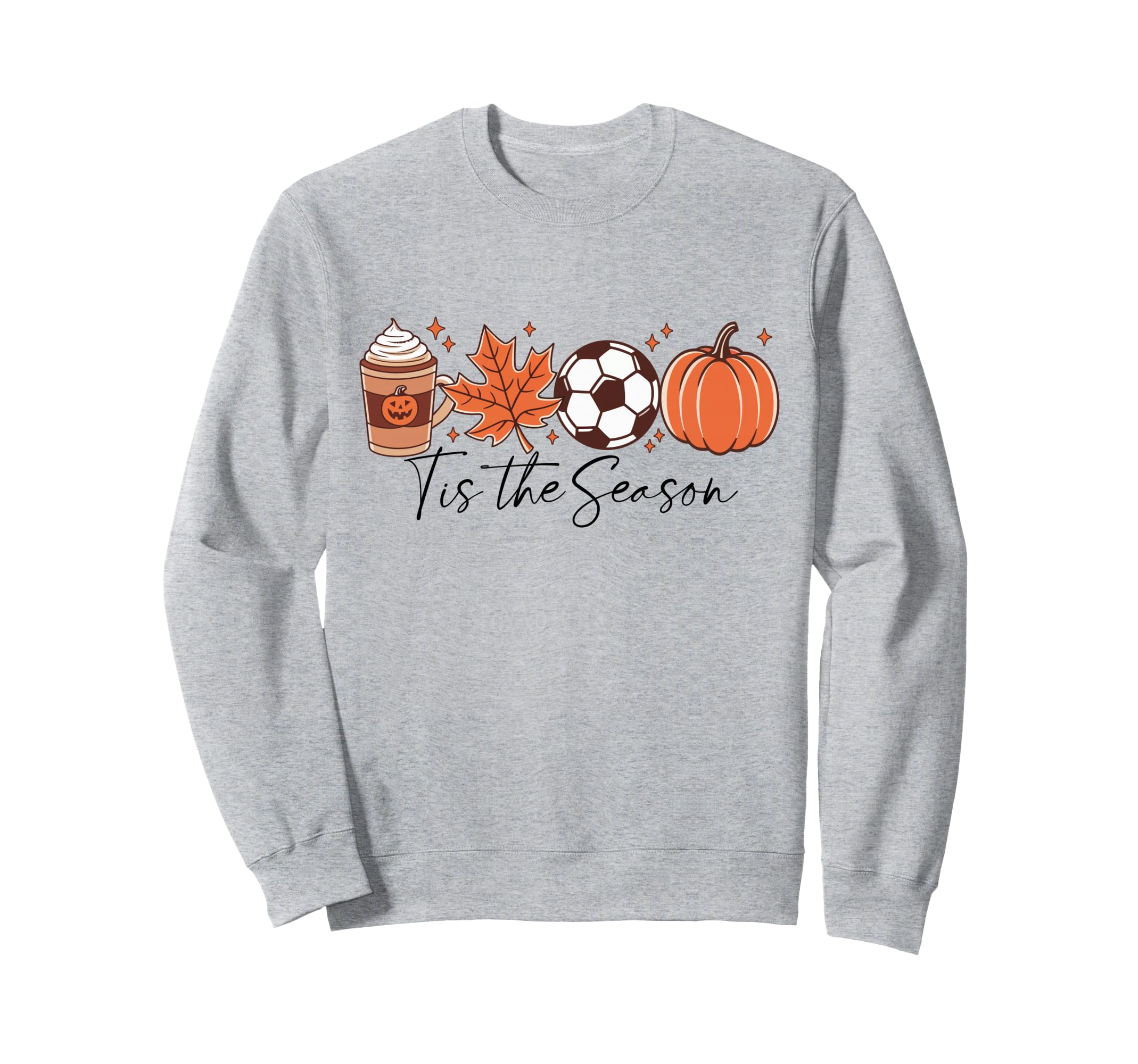 Tis Season Fall Soccer Thanksgiving Sweatshirt - Minimalist Print Unisex