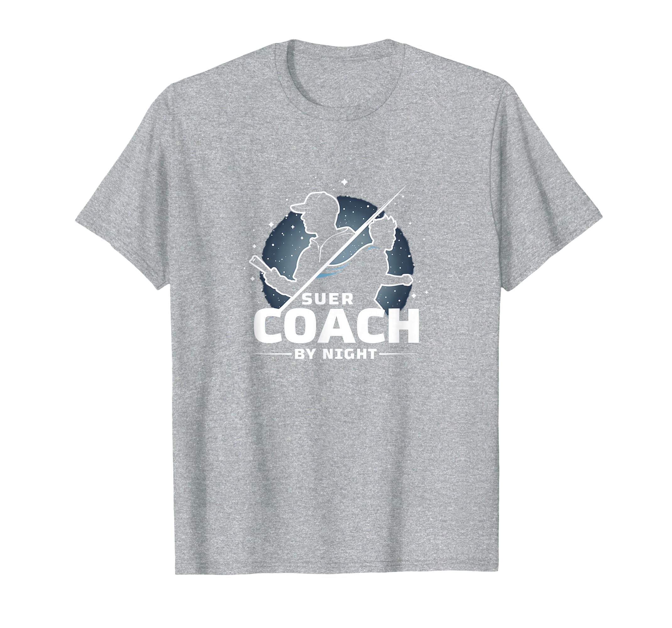 Soccer Coach Day Superhero Night T-Shirt - Custom Art Print for Adults