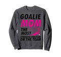 Mom Soccer Goalie Keeper Soccer Mom Sweatshirt - Aesthetic Graphic Unisex