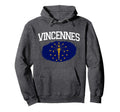 Vincennes Indiana Flag Usa Sports Hoodie - Aesthetic Graphic Unisex