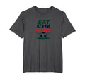 Eat Sleep Soccer Repeat Funny Sports T-Shirt - Fun Novelty Design Unisex