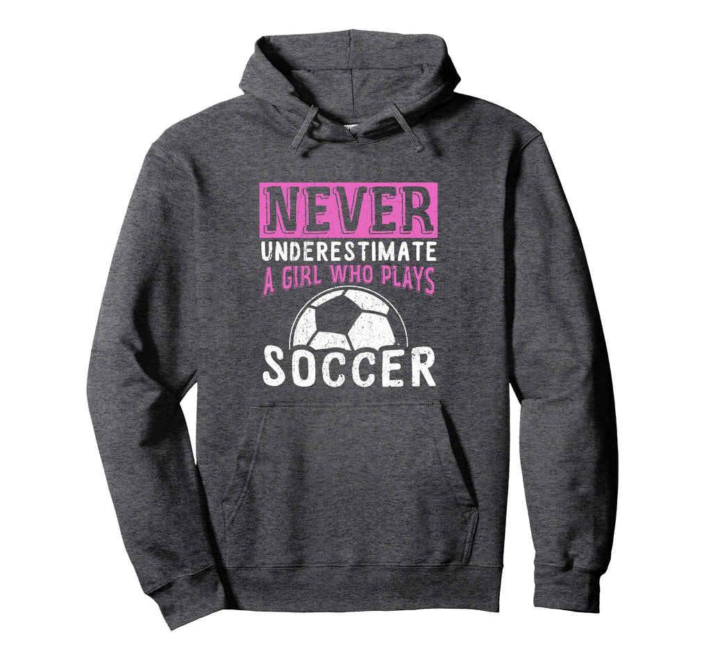Never Underestimate Who Plays Hoodie - Casual Everyday Wear for Adults