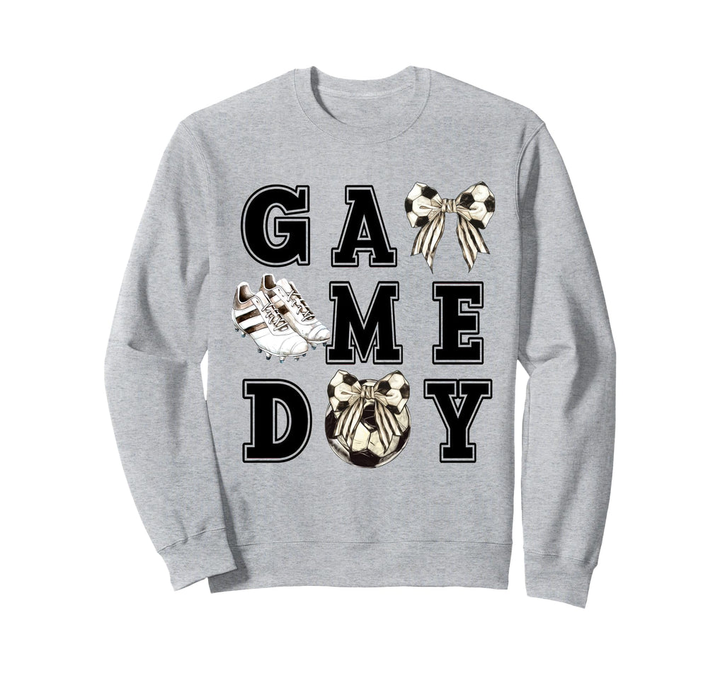 Coquette Bow Sports Parent Game Sweatshirt - Minimalist Print Men Women