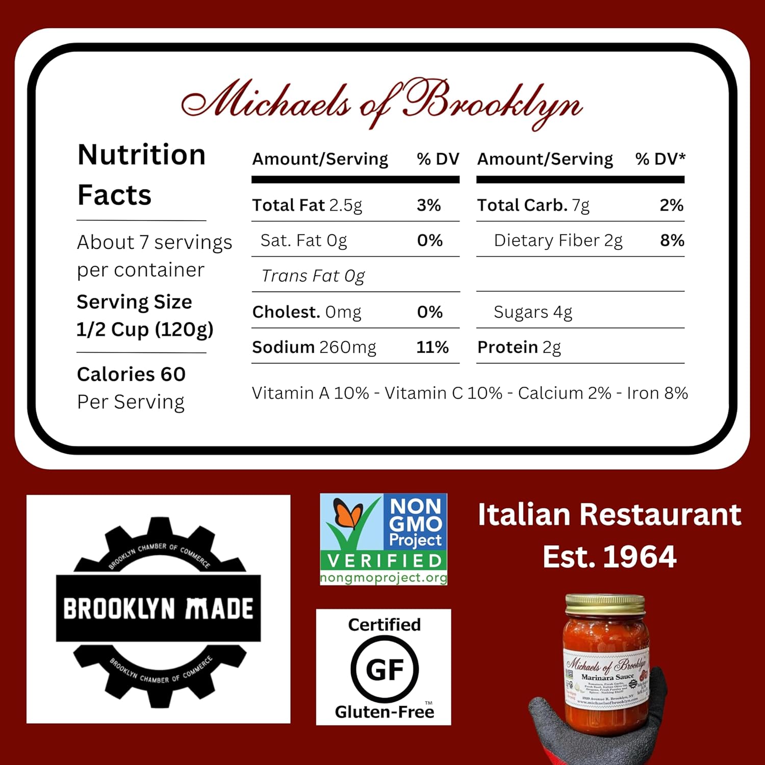 Michael's of Brooklyn Filetto di Pomodoro Sauce, 32 Oz. (Case of 6)