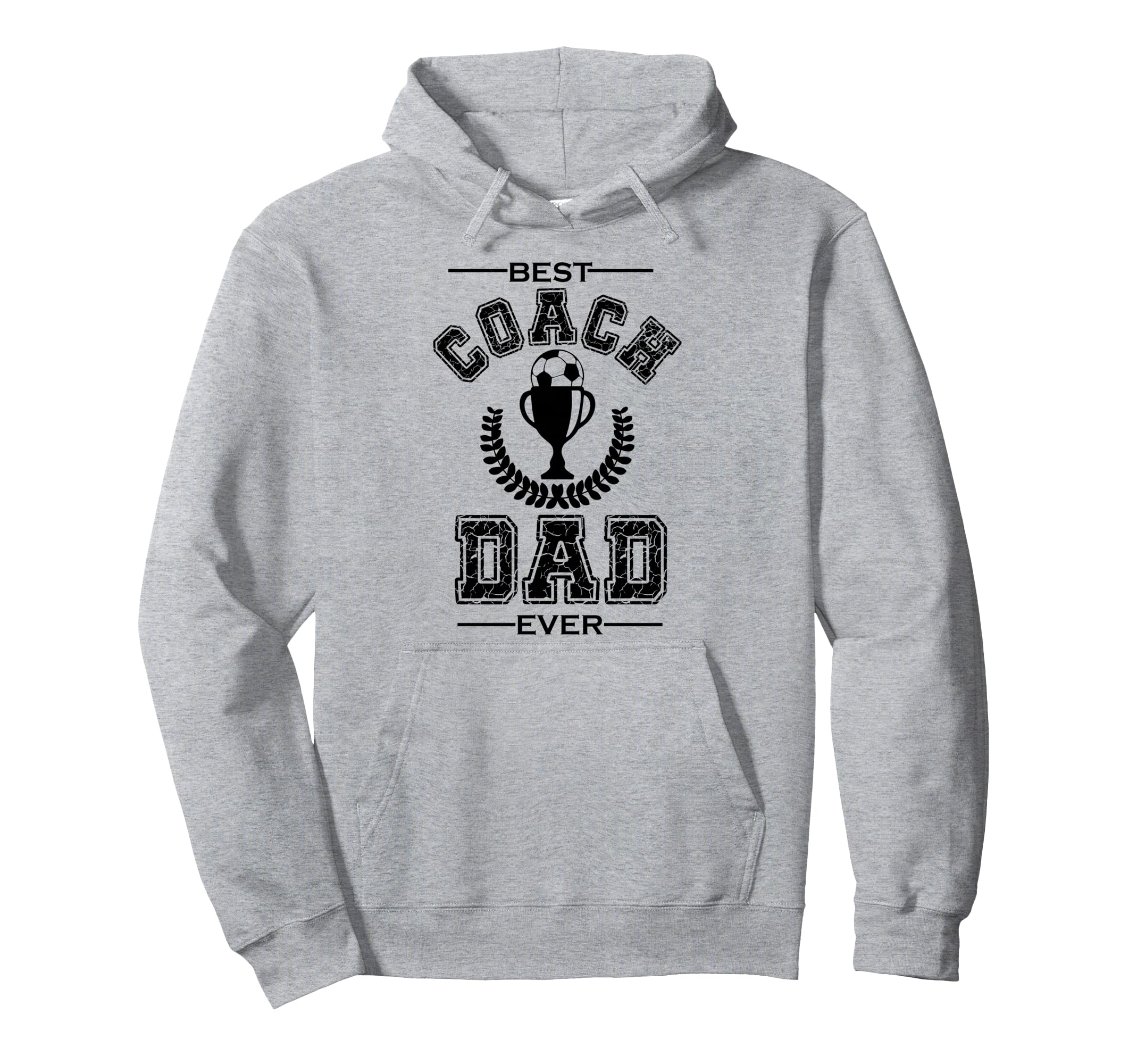 Best Coach Dad Ever Soccer Father Hoodie - Trendy Graphic Men Women