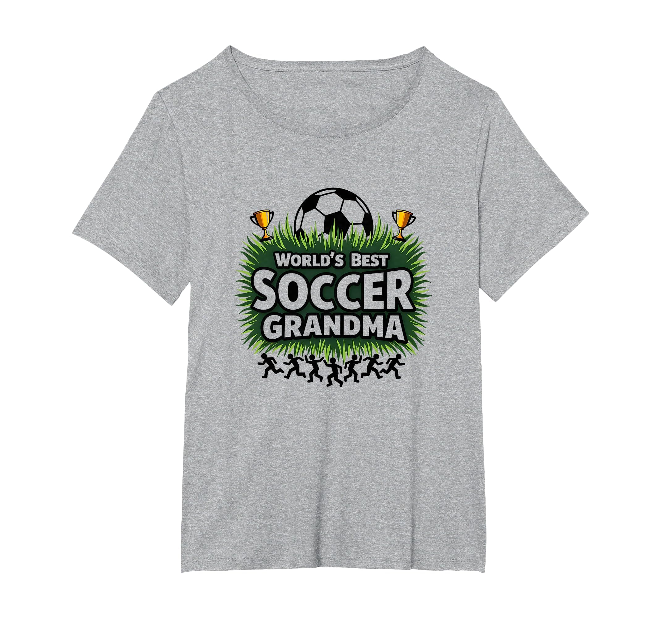 Worlds Best Soccer Grandma Champion T-Shirt - Novelty Apparel Men Women