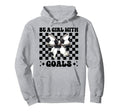 Be Goals Soccer Coquette Bow Hoodie - Custom Art Print Men Women