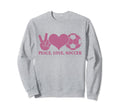 Peace Love Soccer Soccer Player Soccer Sweatshirt - Streetwear Style Unisex