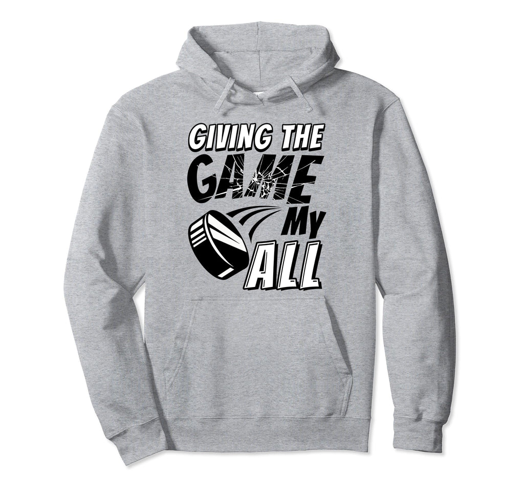 Goal Keeper Proud Hockey Coach Dad Hoodie - Graphic Print for Adults