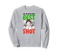Hit Me Best Shot Soccer Sweatshirt - Casual Everyday Wear Men Women