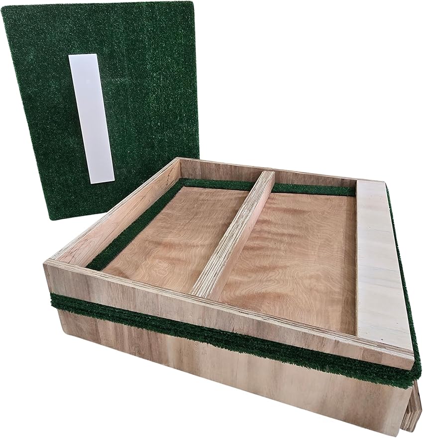 Titan Professional Mounds 8 Inch Portable Youth Baseball Pitching Mound w/Adjustable Base for Ages 15 & Under