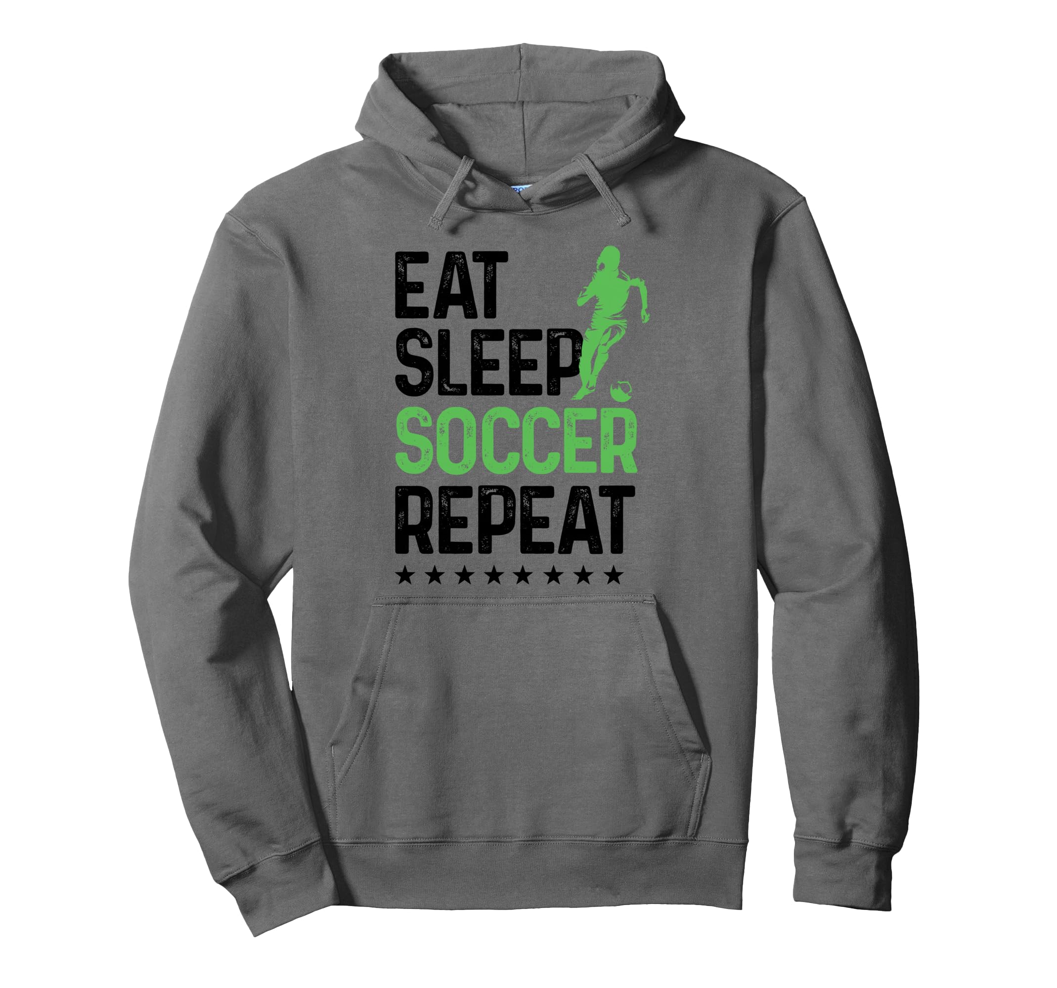 Eat Sleep Soccer Repeat Soccer Sports Hoodie - Graphic Print Men Women
