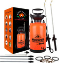 Pump Sprayer Upgraded Garden Sprayer Premium Viton Seals Telescopic Metal Lance & a Complete Set of Spare Parts Pumping Spray Bottle 5L for Watering Lawn Care & Home & Car Cleaning
