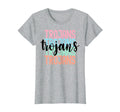 Trojans Team Mascot School Spirit Game T-Shirt - Unique Graphic for Adults