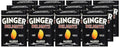 Ginger Delights Mango Ginger Candy, Spicy Sweet Pastilles, Fresh Breath, Long-Lasting, 12 Count x 1.07 Oz