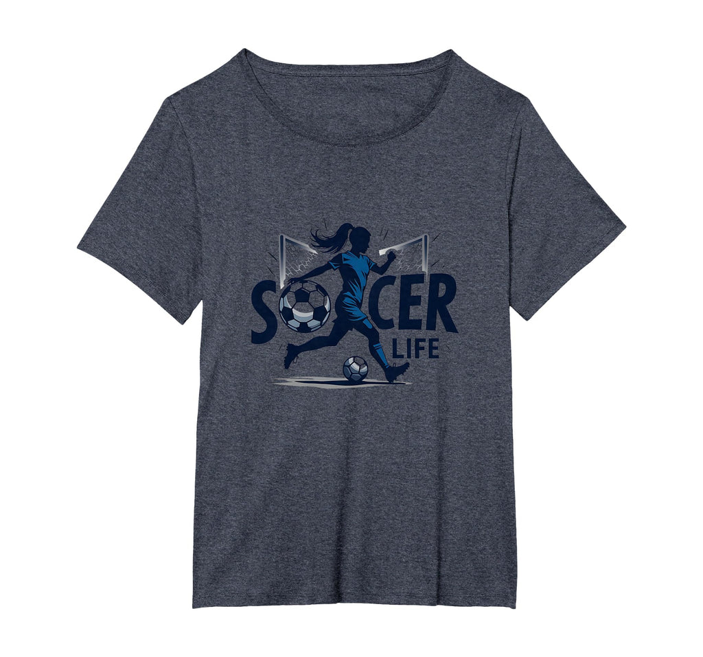 Soccer Is Life Womens Passion Beautiful T-Shirt - Novelty Apparel Unisex