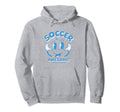 Soccer Is Awesome Soccer Player Hoodie - Minimalist Print Unisex