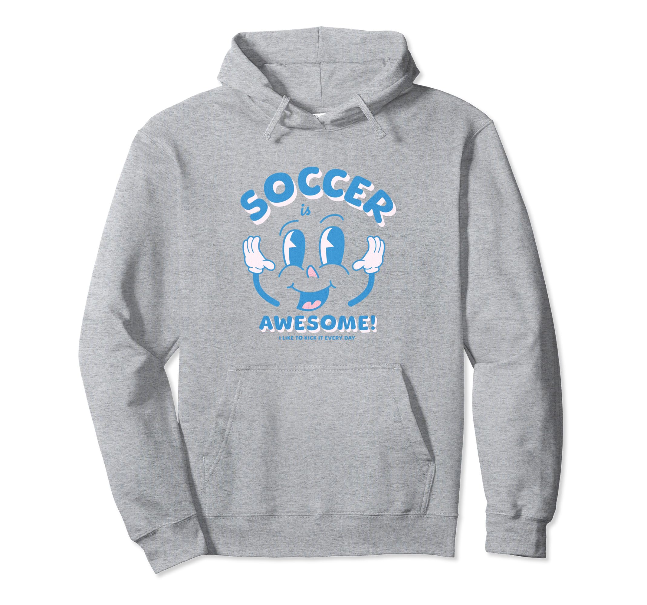 Soccer Is Awesome Soccer Player Hoodie - Minimalist Print Unisex