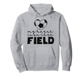 My Heart Is That Field Soccer Mom Hoodie - Casual Everyday Wear Men Women