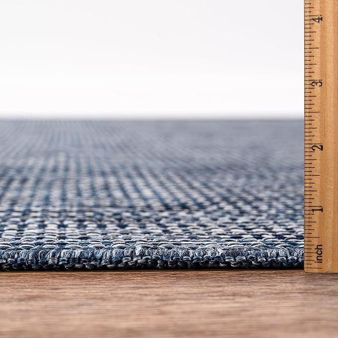 Keen Home Design Terrace Outdoor Area Rug - 9x12 Washable Indoor/Outdoor Rug for Patio, Kitchen, Balcony, Beach, Garden, Deck and Porch, Size: 8'10"x12'