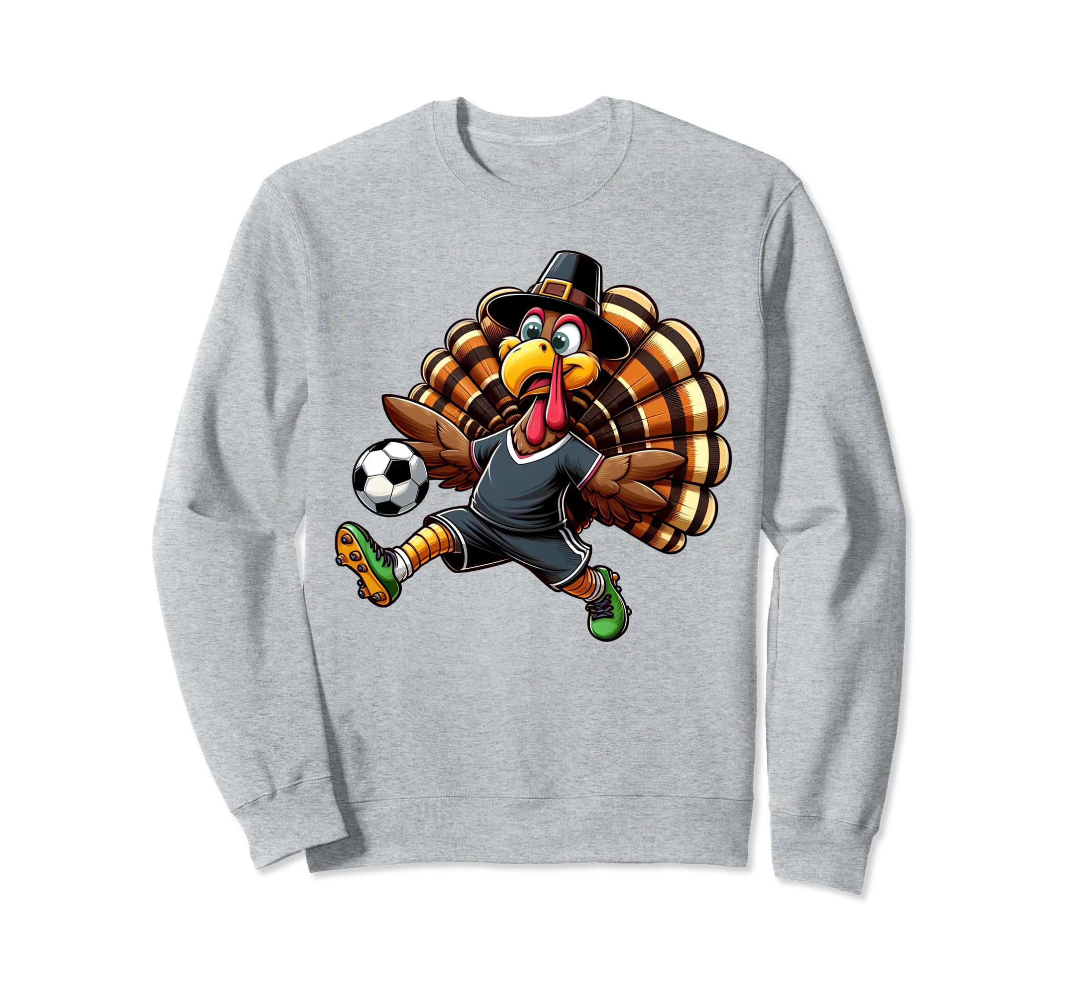 Funny Thanksgiving Turkey Pilgrim Sweatshirt - Aesthetic Graphic Men Women