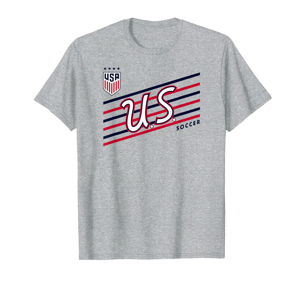 U S Soccer Perform Gray Uswnt T-Shirt - Custom Art Print Men Women