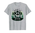 Soccer Is Life Inspiring Football Fan T-Shirt - Unique Graphic Unisex