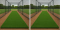 Ottomanson Artificial Turf Golf Hitting Mat 3' x 6' Indoor/Outdoor Waterproof Synthetic Fake Grass for Putting Practice Baseball Football Sports Gym Backyard, Custom Size 2' up to 30' (Pack of 2)