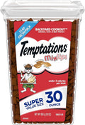 Temptations MixUps Backyard Cookout Flavor Crunchy and Soft Cat Treats, 30 oz. Tub