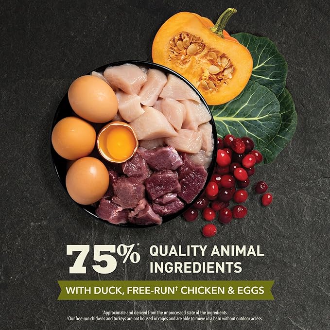 ACANA Grain-free Dry Cat Food Grasslands Chicken Duck Turkey Fish and Quail 10lb Bag