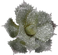 Duovlo Artificial Succulent Plant 5.15 Inch Faux Succulents Agave potatorum Flower Arrangement Craft Wall DIY Materials,Pack of 2 (New Green)