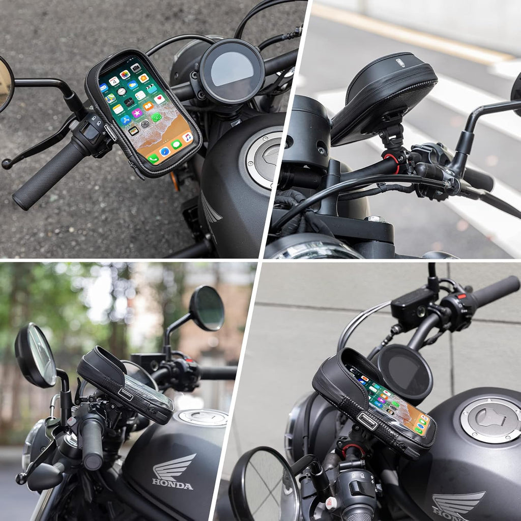 Waterproof Motorcycle Handlebar Phone Bag